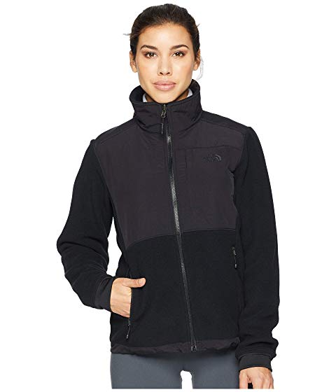 the north face women's denali hoodie fleece jacket black